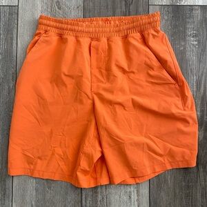 lululemon athletica Orange Athletic Shorts